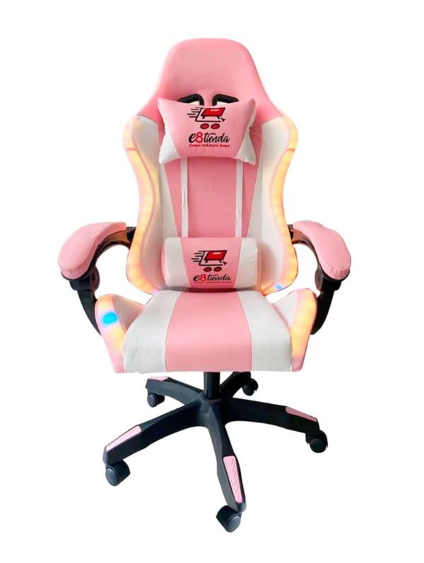 SILLA GAMER ROSADA